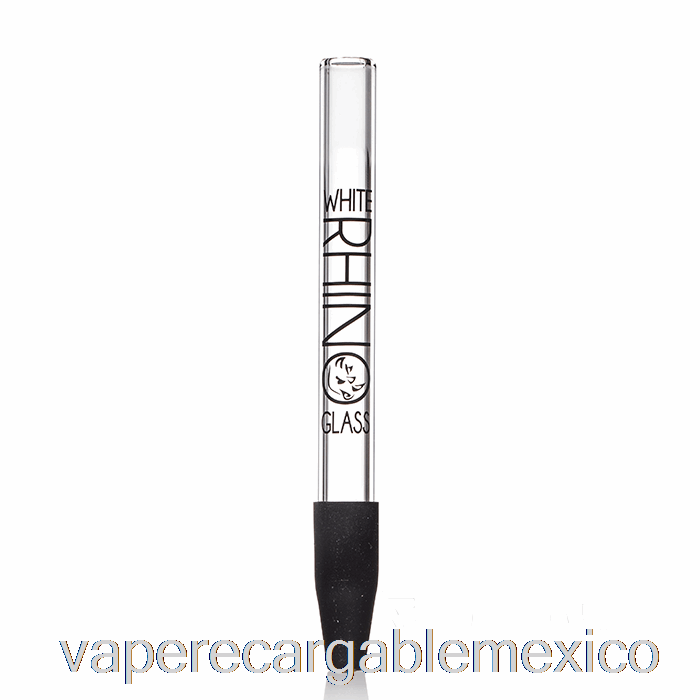 Vape Recargable Rinoceronte Blanco Pyrex Dab Paja V1